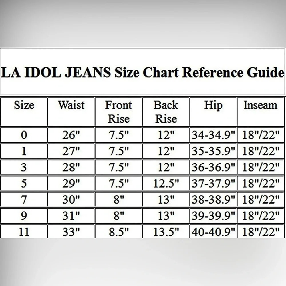 L.A. IDOL size 28 X 34 juniors - Picture 5 of 7